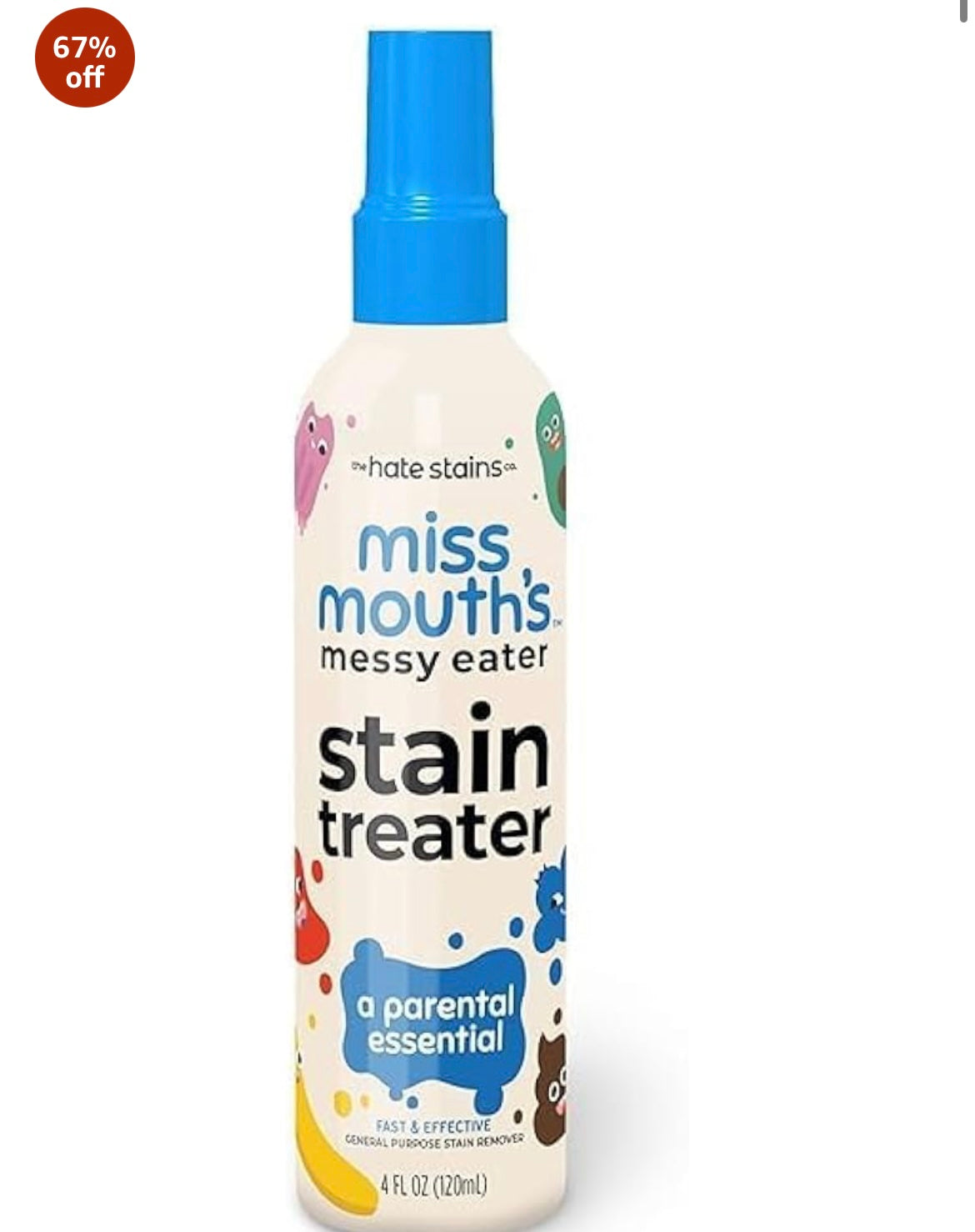 Clothes Stain Treater Spray - Fabric remover for spots on clothes, stain remover