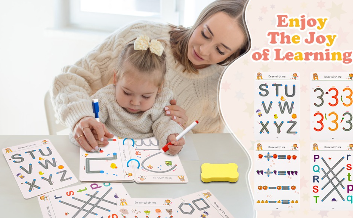 Reusable Magic Practice Copybook Kit for Kids