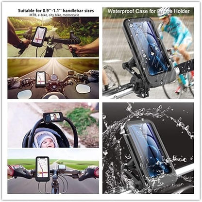 Water proof foldable bike Mobile Holder