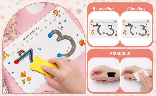 Reusable Magic Practice Copybook Kit for Kids